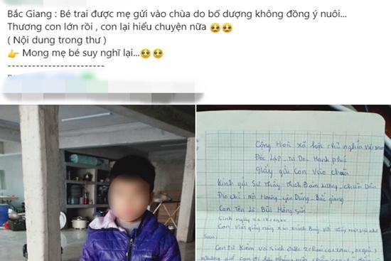 Mẹ nhẫn tâm gửi con vào chùa vì 'bố dượng không cho nuôi'