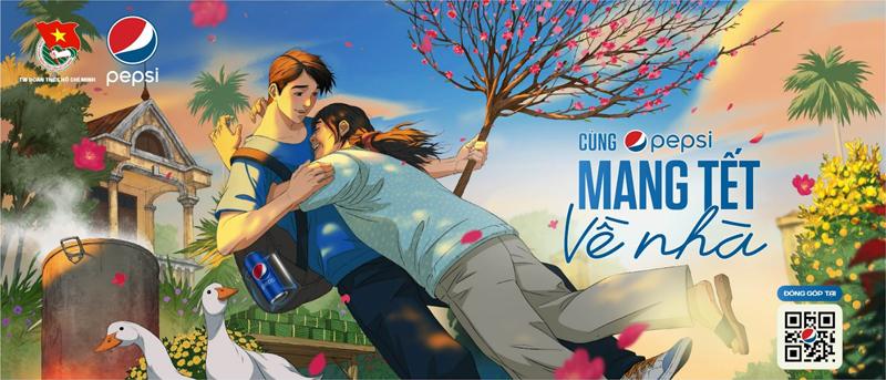 Pepsi tiếp tục hành trình ý nghĩa ‘Mang Tết về nhà’ 2023-1