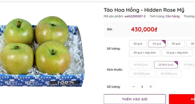 Nhiều loại táo ngoại độc, lạ, đắt đỏ đổ bộ mùa Tết-3