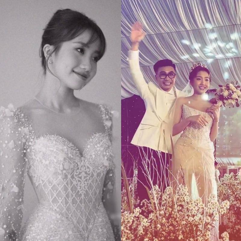 Ảnh cưới hiếm hoi của TikToker Huyền 2k4 và thiếu gia Duy Nhỏ-1