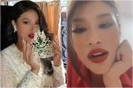 Vương miện Miss Grand Vietnam của Thiên Ân vừa sửa 1 tháng lại gãy
