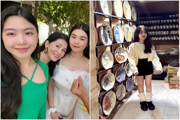 Con gái Quyền Linh mặt mộc đọ sắc với ảnh quảng cáo chính mình-8