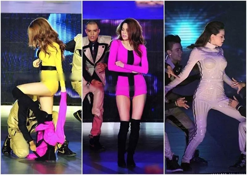 Những màn quăng đồ táo bạo của sao Việt trên sân khấu-2