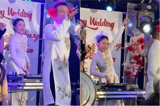 Đám cưới của nữ DJ và nam MC, đi ăn cưới mà tưởng lên bar