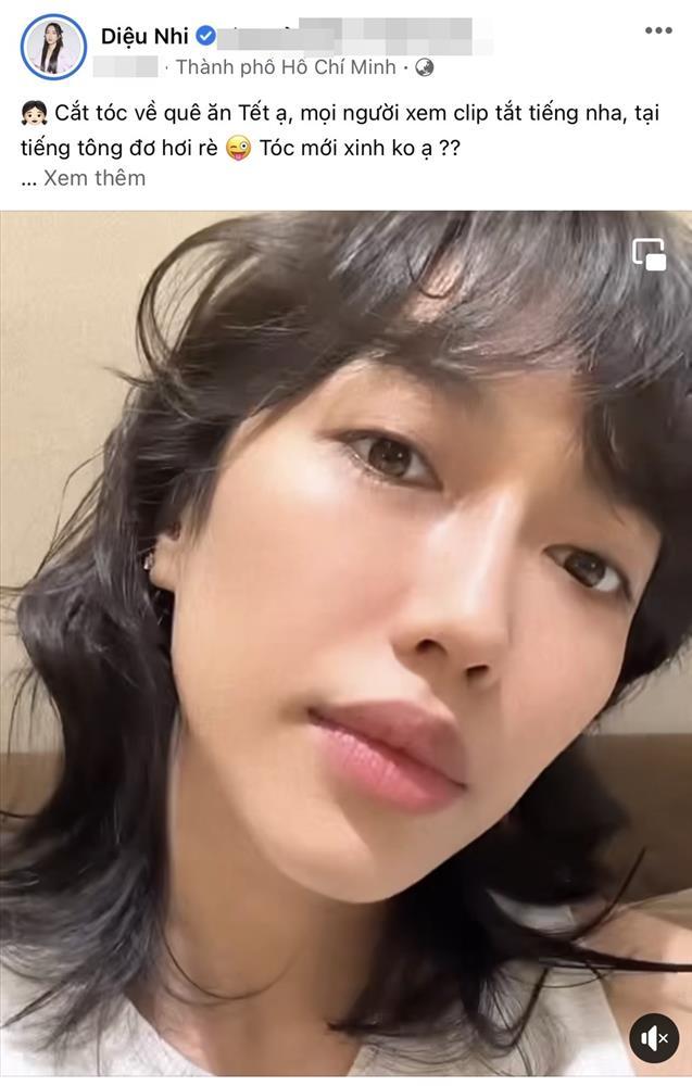 Diệu Nhi bị chê với kiểu tóc gây liên tưởng đến Hải Tú-1