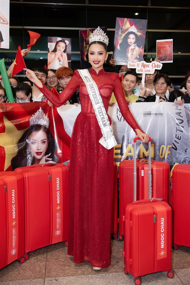Thi Miss Universe: Khánh Vân 16 vali, Ngọc Châu ít kỷ lục-1