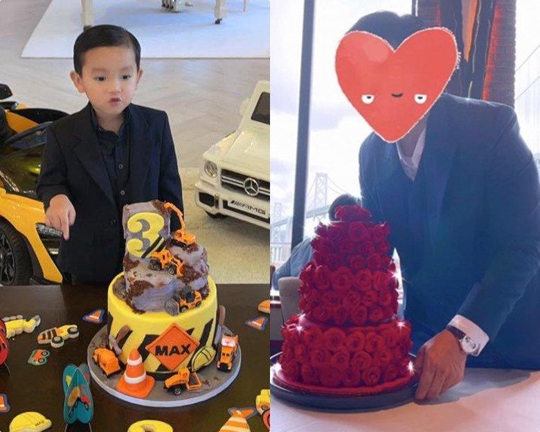 Phạm Hương cho quý tử mặc lại đồ cũ, phong cách hệt bố đại gia-9