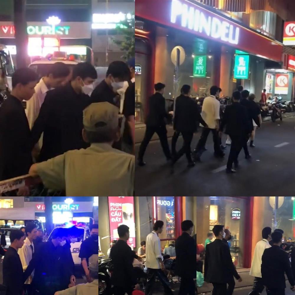 Học trò Binz được chục vệ sĩ tháp tùng dù xung quanh vắng lặng?-1