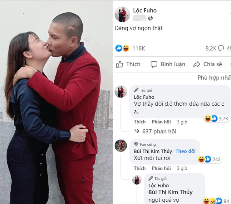 Lộc Fuho tung ảnh tình cảm, khoảnh khắc hôn vợ gây đỏ mặt-1