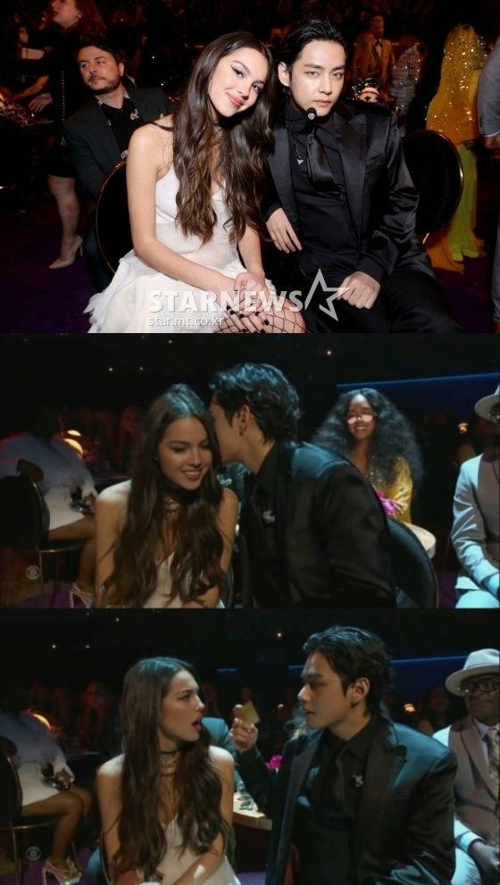 Màn tán tỉnh Olivia Rodrigo của V (BTS) là khoảnh khắc đỉnh nhất năm-1