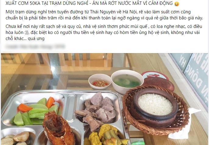 Suất cơm 50k ở trạm dừng nghỉ mà đầy ắp thịt cá, thơm ngon-1