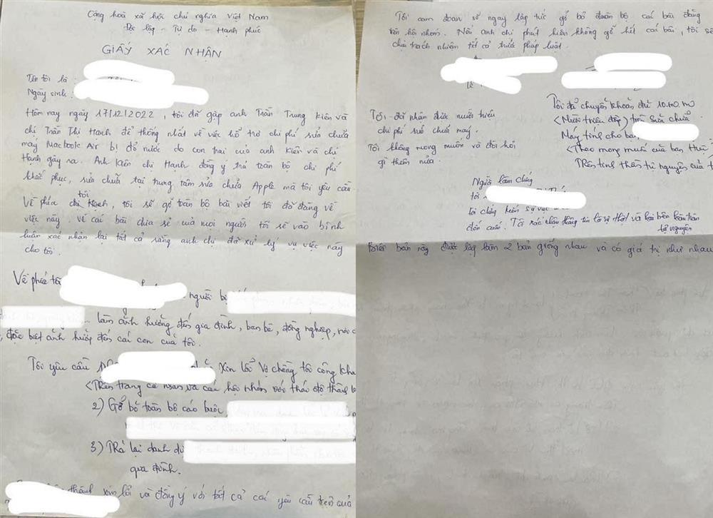 Con đổ nước hỏng laptop người lạ, bố mẹ gửi đơn kiện chủ nhân?-4