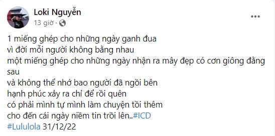 Hoài Lâm treo status gây hoang mang ngay trước năm mới-2