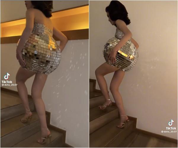 Đỗ Thị Hà đi như vịt bầu, đứng suốt 2 tiếng vì mặc váy độc lạ-4