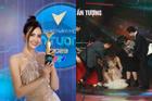 Huyền Lizzie ngã khi lên nhận giải VTV Awards 2022