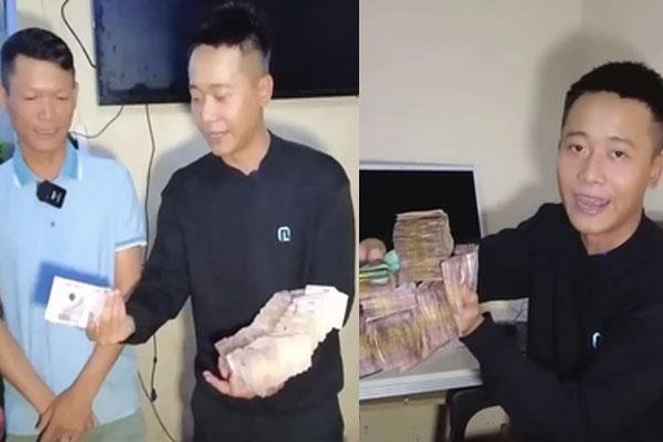 Quang Linh Vlogs cài avatar điện thoại là ảnh cưới ghép với Thùy Tiên-3