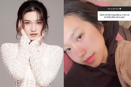 Ngưỡng mộ mặt mộc không phấn son của bồ Đoàn Văn Hậu