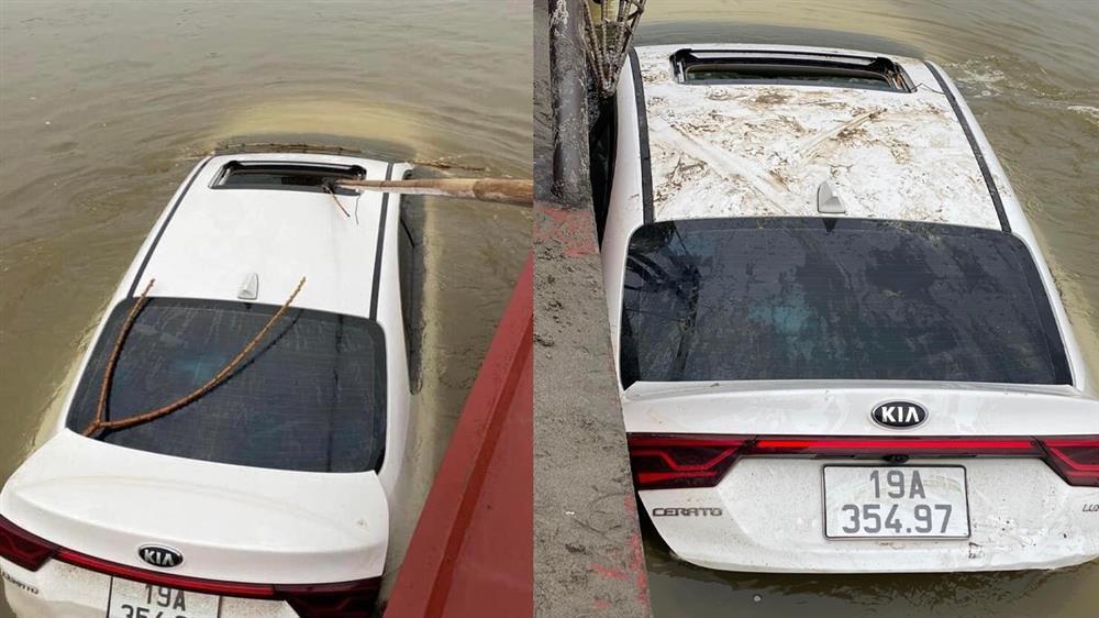 Nghi vấn chiếc ô tô dạt trên sông Hồng là hiện trường giả... trốn nợ-1