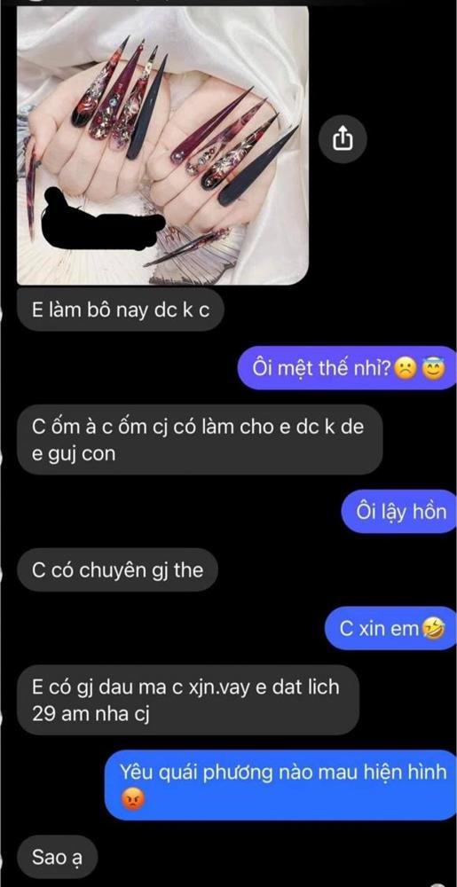 Cô gái nài nỉ chủ tiệm nail chụp tay lấy mẫu: Sao em phải mất tiền-3