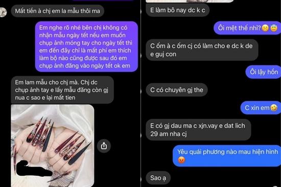 Cô gái nài nỉ chủ tiệm nail chụp tay lấy mẫu: 'Sao em phải mất tiền'