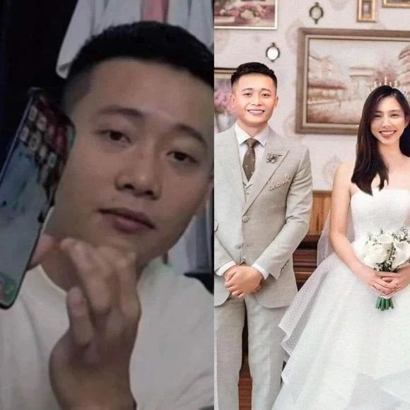 Quang Linh Vlogs cài avatar điện thoại là ảnh cưới ghép với Thùy Tiên-1