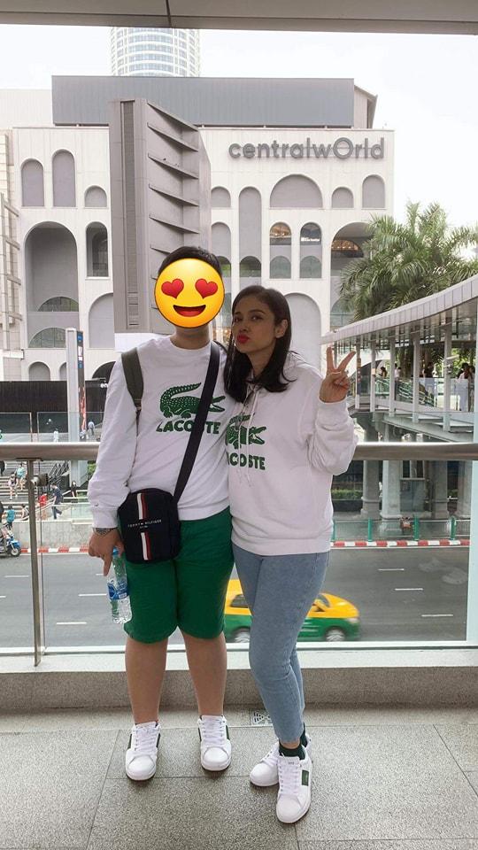 Việt Trinh mặc đồ đôi, vi vu du lịch chung nhưng luôn giấu mặt con-1