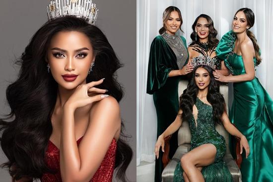 Ngọc Châu và đối thủ Miss Universe thi nhau 'xin vía' ăn giải