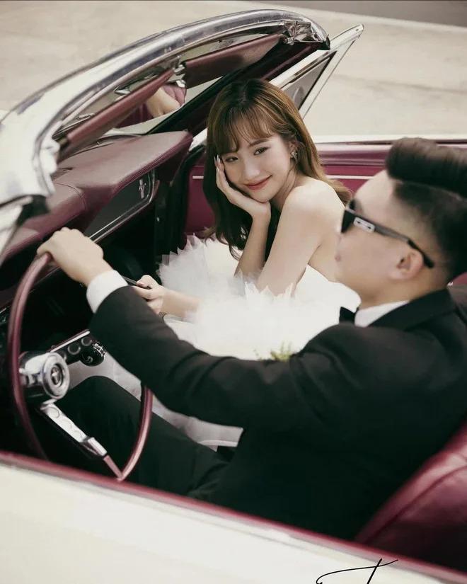 So nhan sắc Huyền 2k4 khi mặt mộc và lúc làm cô dâu-5