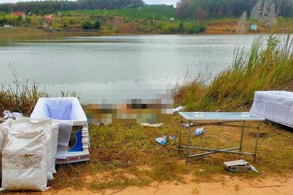 Phát hiện thi thể 2 anh em mồ côi nổi trên mặt hồ thủy lợi-1