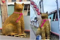Cười ngất gương mặt 'xấu hề hước' của linh vật mèo Tiền Giang
