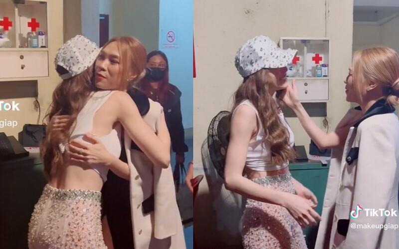 Vì sao Hồ Ngọc Hà ôm cứng Mỹ Tâm nhưng lại thờ ơ fan?-1