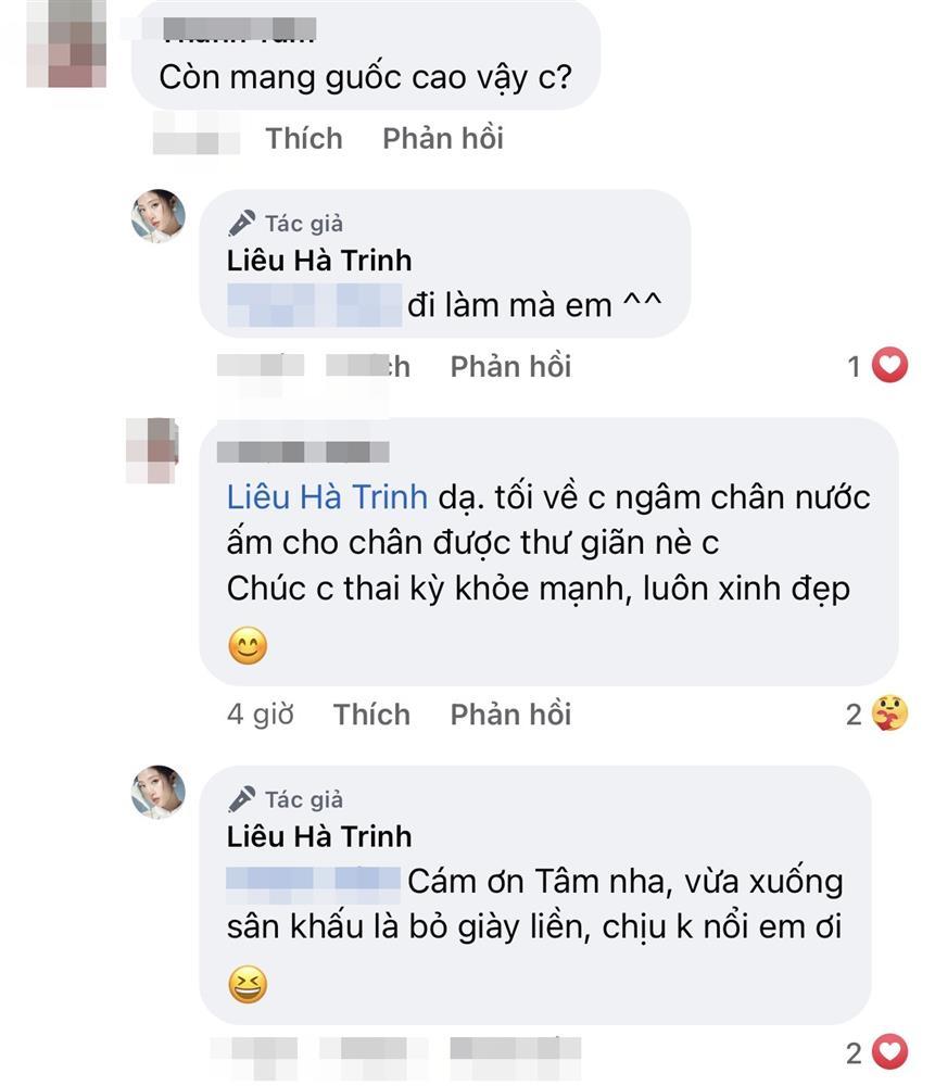 Liêu Hà Trinh gây hãi khi bầu 4 tháng vẫn đi giày cao chót vót-8