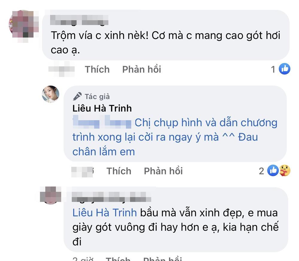 Liêu Hà Trinh gây hãi khi bầu 4 tháng vẫn đi giày cao chót vót-7