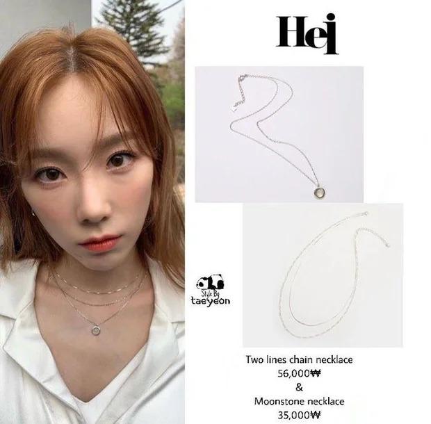Taeyeon đeo trang sức siêu rẻ đều được khen sang, có món chỉ 55K-9