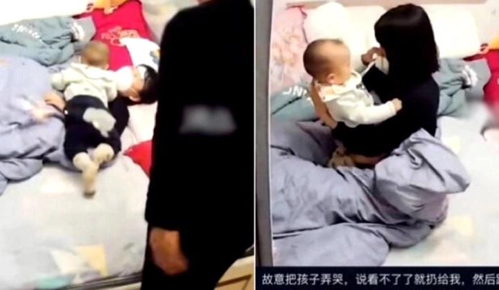 Vợ ốm bẹp, chồng quát nạt quẳng con lên giường bắt chăm sóc gây phẫn nộ-1