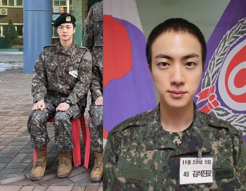 Hình ảnh Jin (BTS) huấn luyện gian khổ giữa trời tuyết gây sốt-3