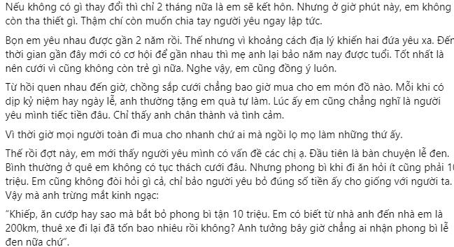 Thấy chồng sắp cưới kỳ kèo 1 nghìn tiền rau, tôi về hủy hôn luôn-1