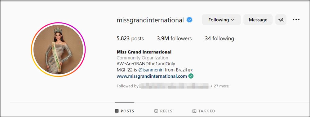 Miss Universe đạt 5,4 triệu followers, Miss Grand mơ không được-4