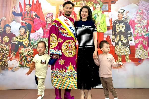 Thành Trung họp gia đình, cảnh 3 con hội ngộ gây thích thú-7