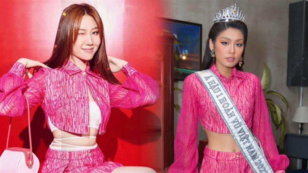 Thúy Ngân mặc lại váy được thiết kế riêng cho Phạm Hương-13