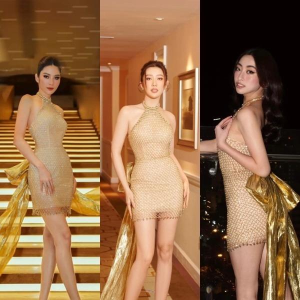 Thúy Ngân mặc lại váy được thiết kế riêng cho Phạm Hương-11