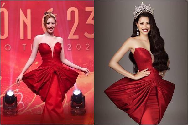 Thúy Ngân mặc lại váy được thiết kế riêng cho Phạm Hương-10