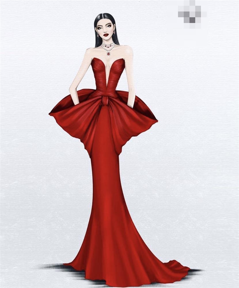 Thúy Ngân mặc lại váy được thiết kế riêng cho Phạm Hương-7