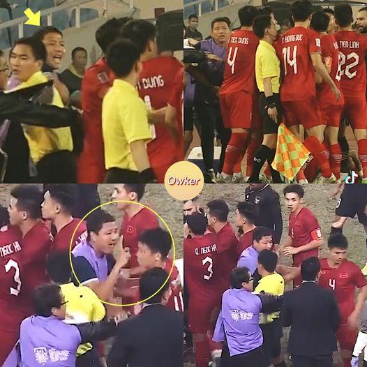 Trợ lý Anh Đức xông đám đông nhắc tránh Bùi Tiến Dũng ăn thẻ-1