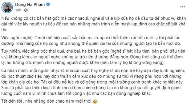 1 nghệ sĩ lên tiếng về việc tâng bốc thái quá những màn mash-up-1