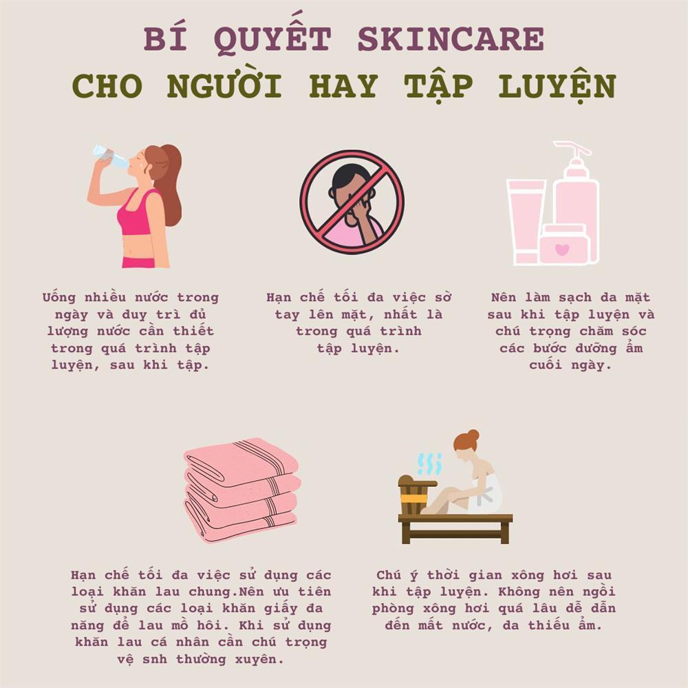 Quy tắc giữ da khỏe đẹp khi tập luyện-1
