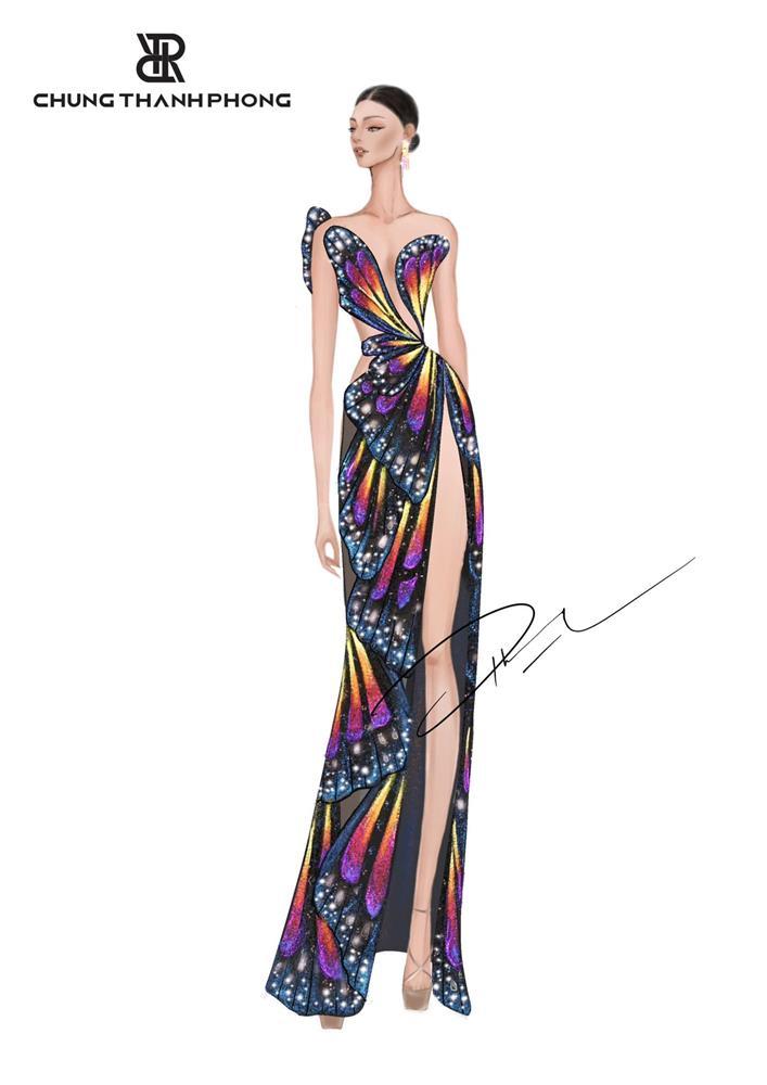 Ngọc Châu đổi gấp đầm bán kết Miss Universe sau khi bị chê-5