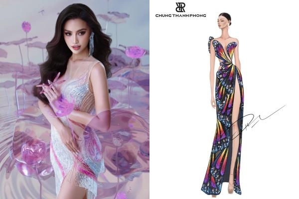Ngọc Châu gây tranh cãi vì tay múa hoa sen khi catwalk ở Miss Universe-6