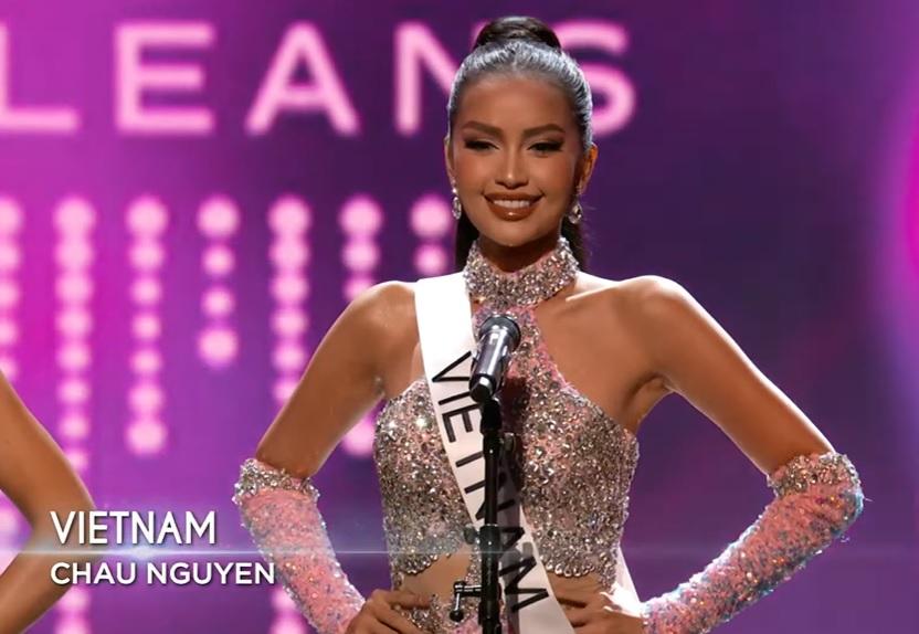 Ngọc Châu sáng bikini, an toàn dạ hội tại bán kết Miss Universe-1