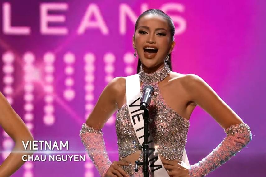 Ngọc Châu sáng bikini, an toàn dạ hội tại bán kết Miss Universe-2